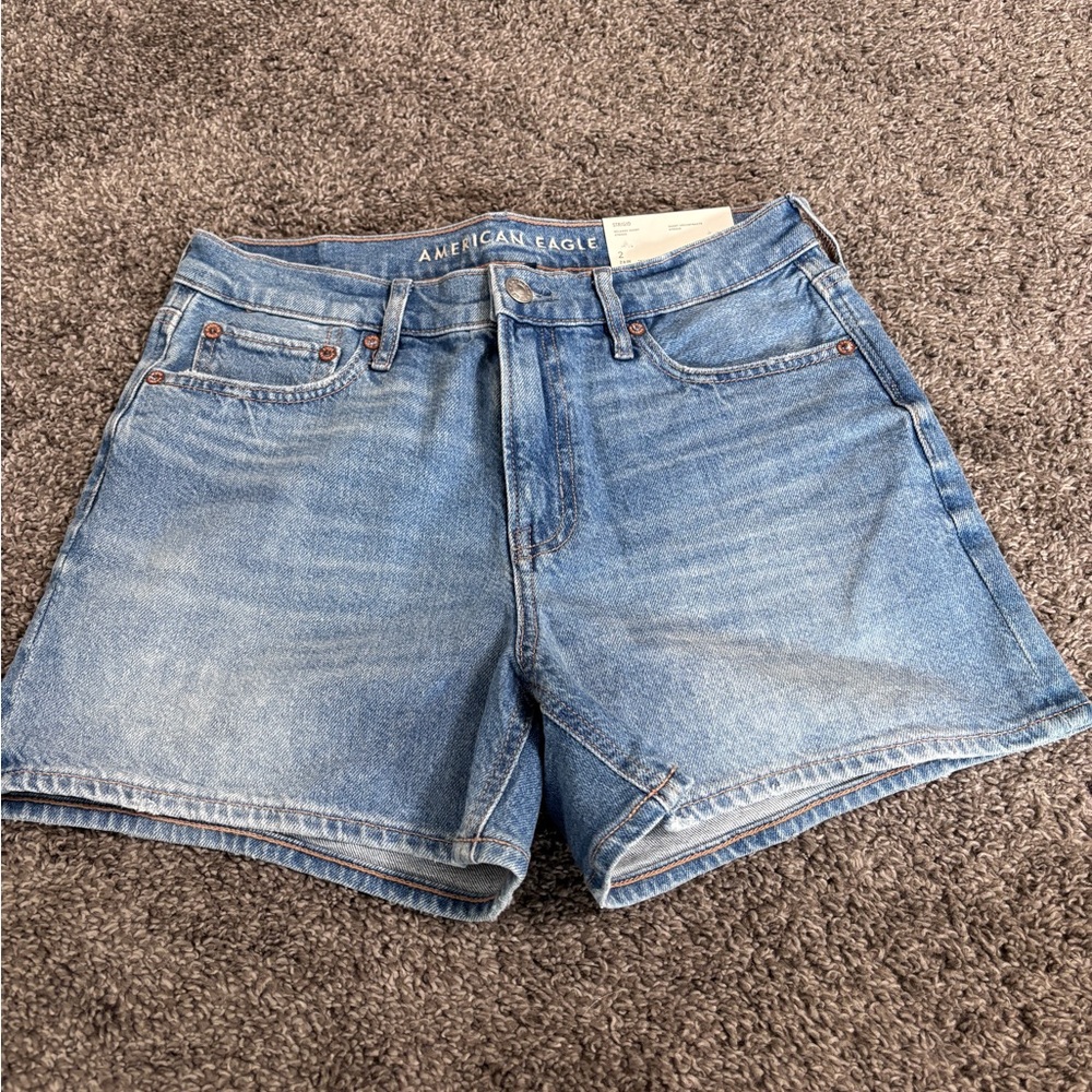 American Eagle Outfitters Light Blue Jean Shorts